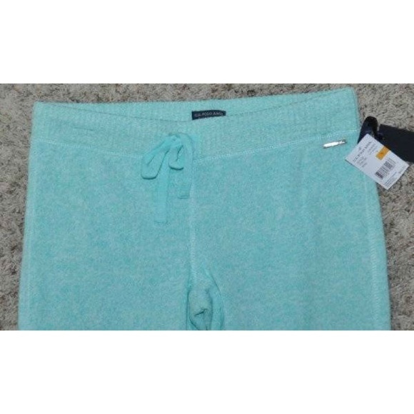 Womens Sweatpants US Polo Blue Medium Knit Elastic Waist Fleece Lined Straight - Picture 3 of 4
